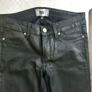 PAIGE Skinny Faux Leather Pants